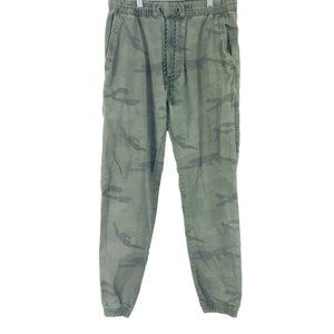 American Eagle Outfitters Jogger Pants Men's Size Small Green Camo